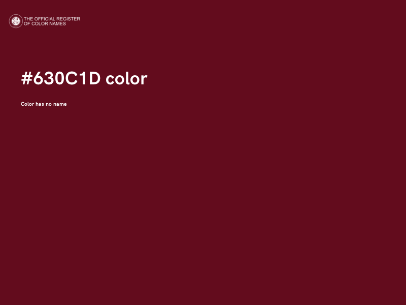 #630C1D color image
