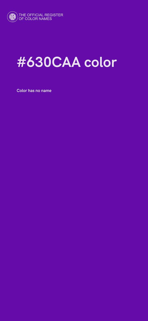 #630CAA color image