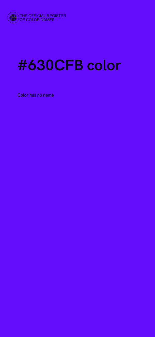 #630CFB color image
