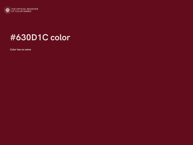 #630D1C color image