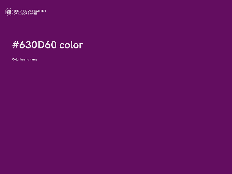 #630D60 color image