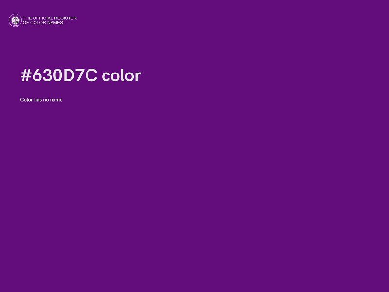 #630D7C color image