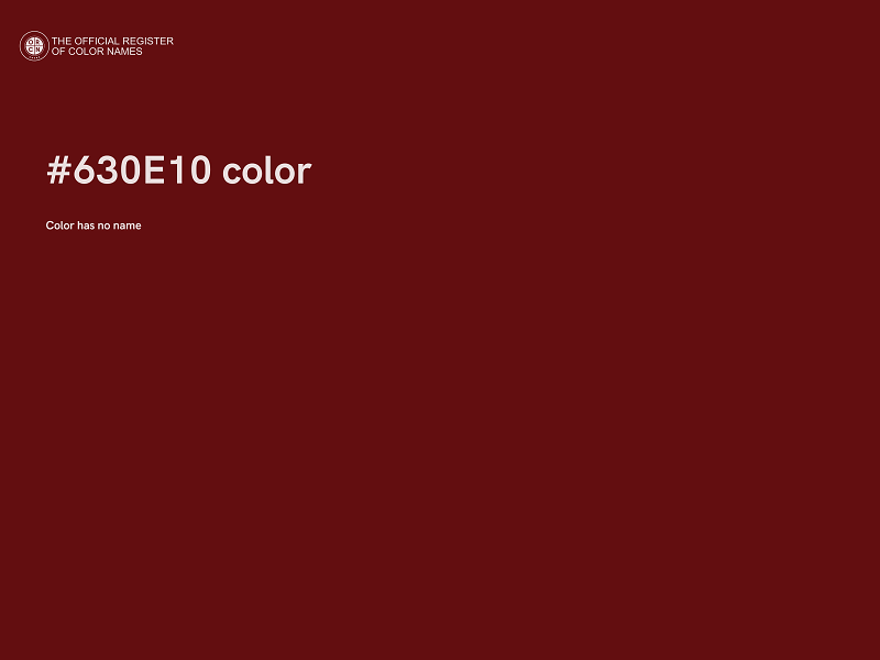 #630E10 color image