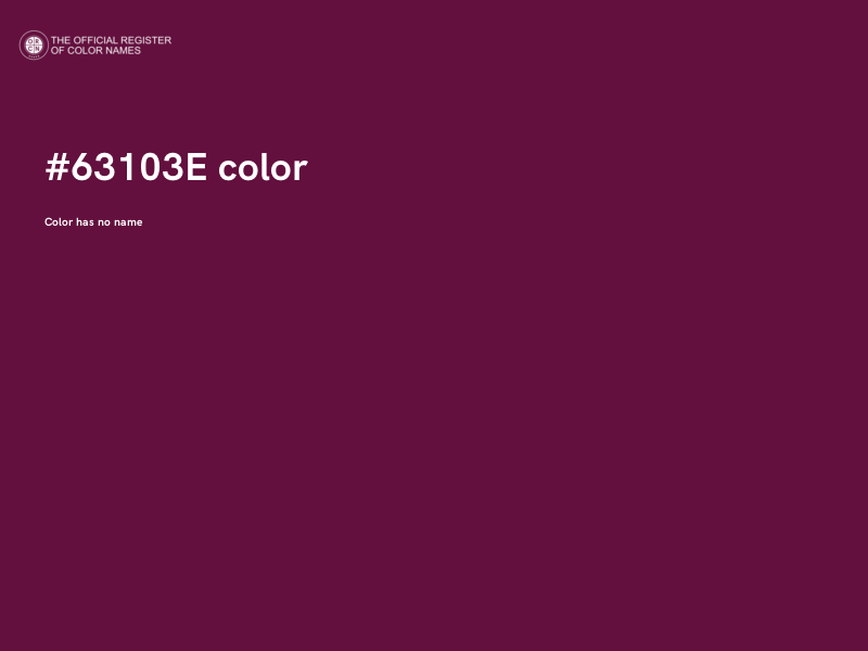 #63103E color image