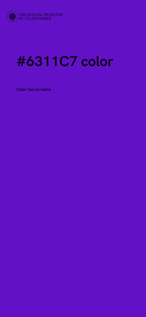 #6311C7 color image