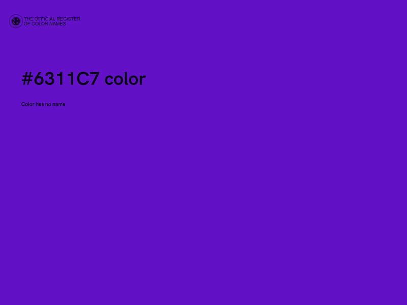 #6311C7 color image
