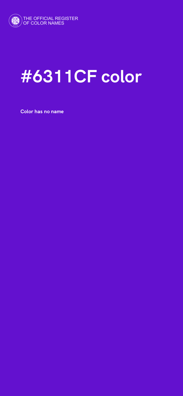 #6311CF color image