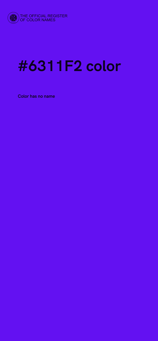 #6311F2 color image