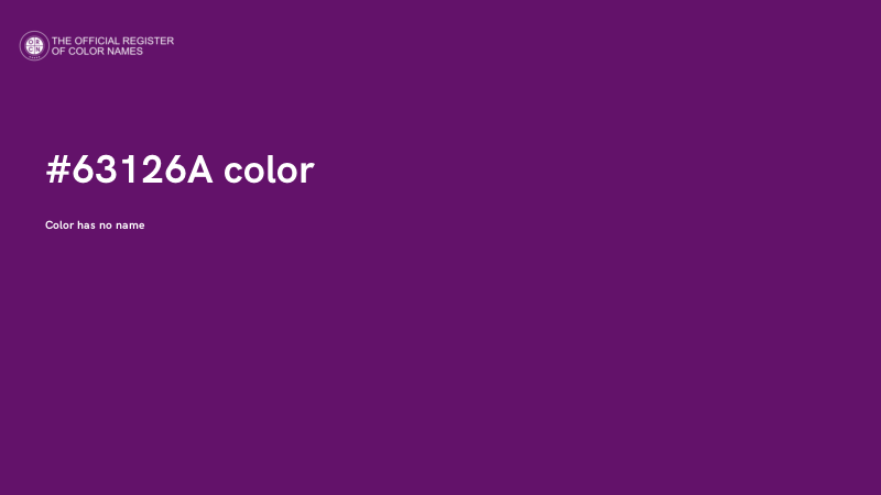 #63126A color image