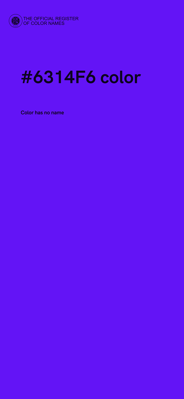 #6314F6 color image