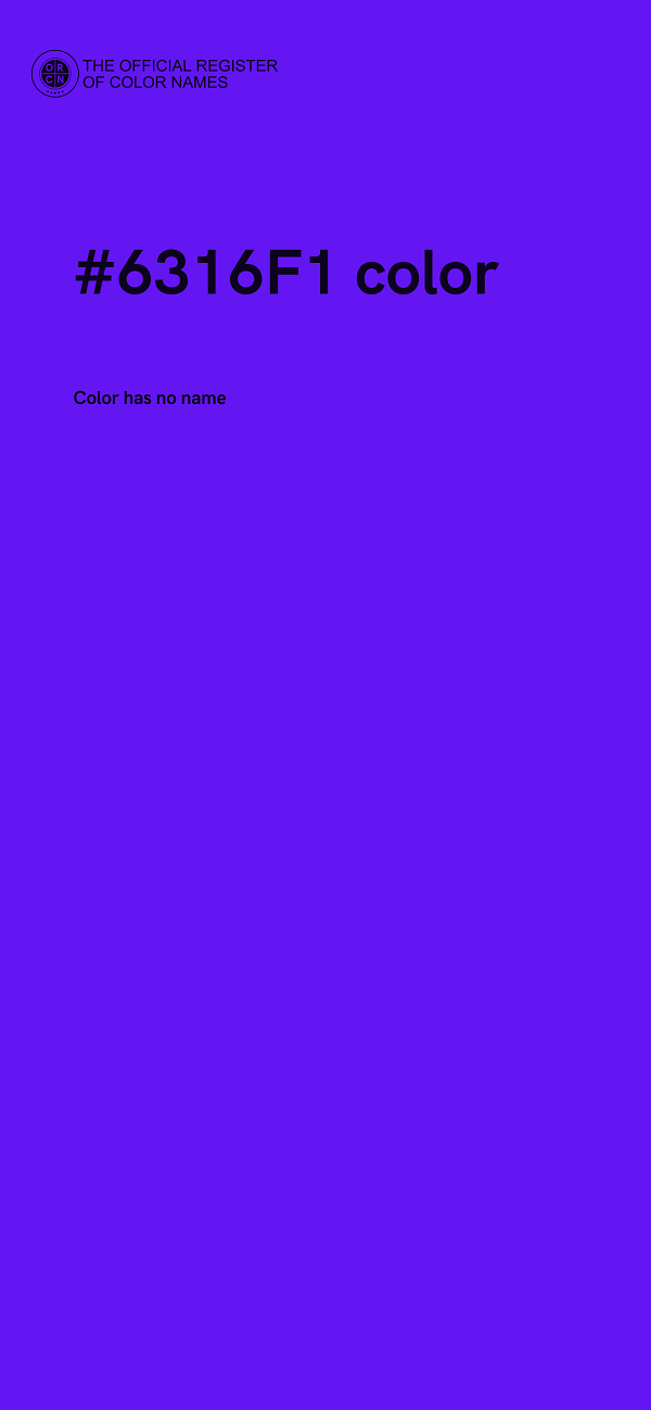 #6316F1 color image
