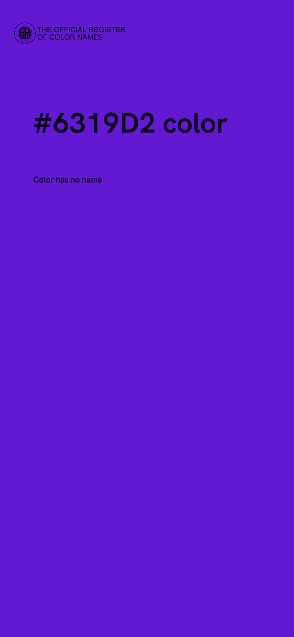 #6319D2 color image