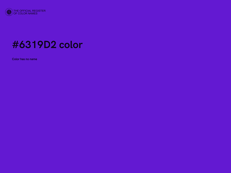 #6319D2 color image