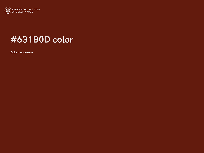 #631B0D color image