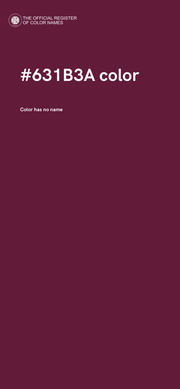 #631B3A color image