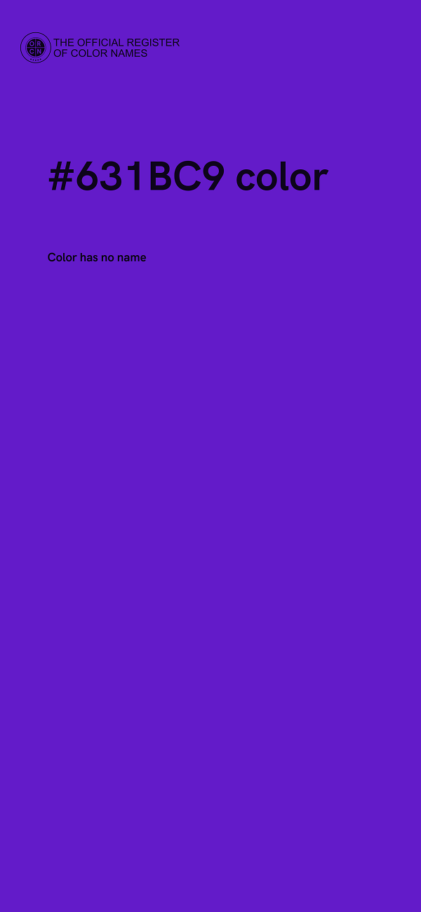 #631BC9 color image