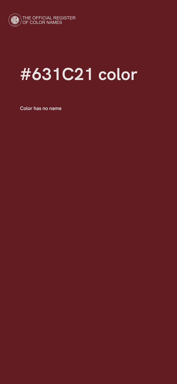 #631C21 color image