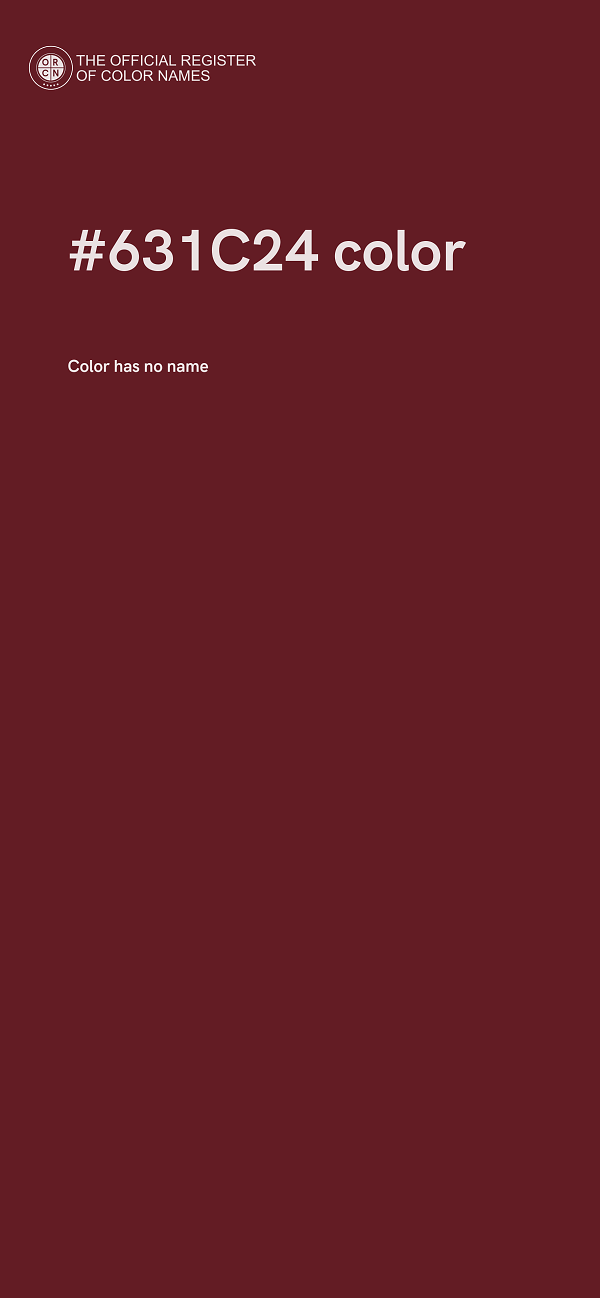 #631C24 color image