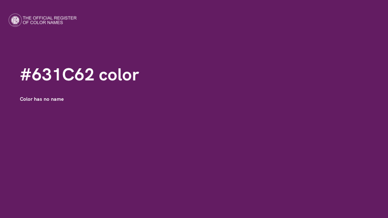 #631C62 color image