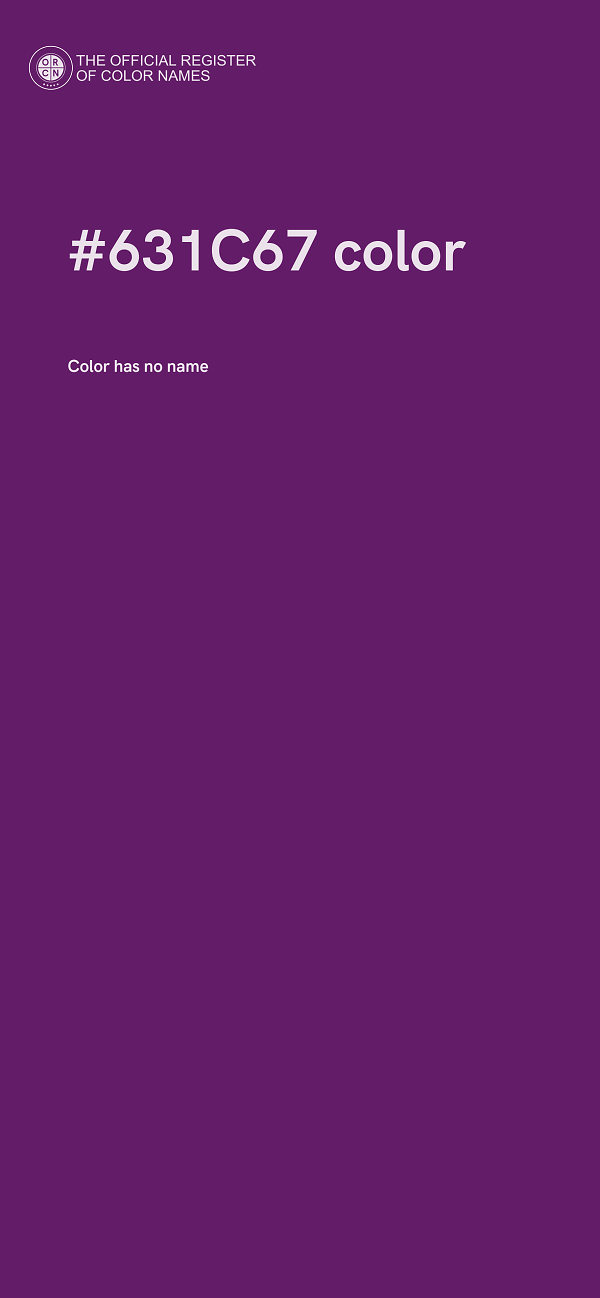 #631C67 color image