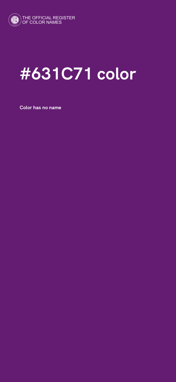 #631C71 color image