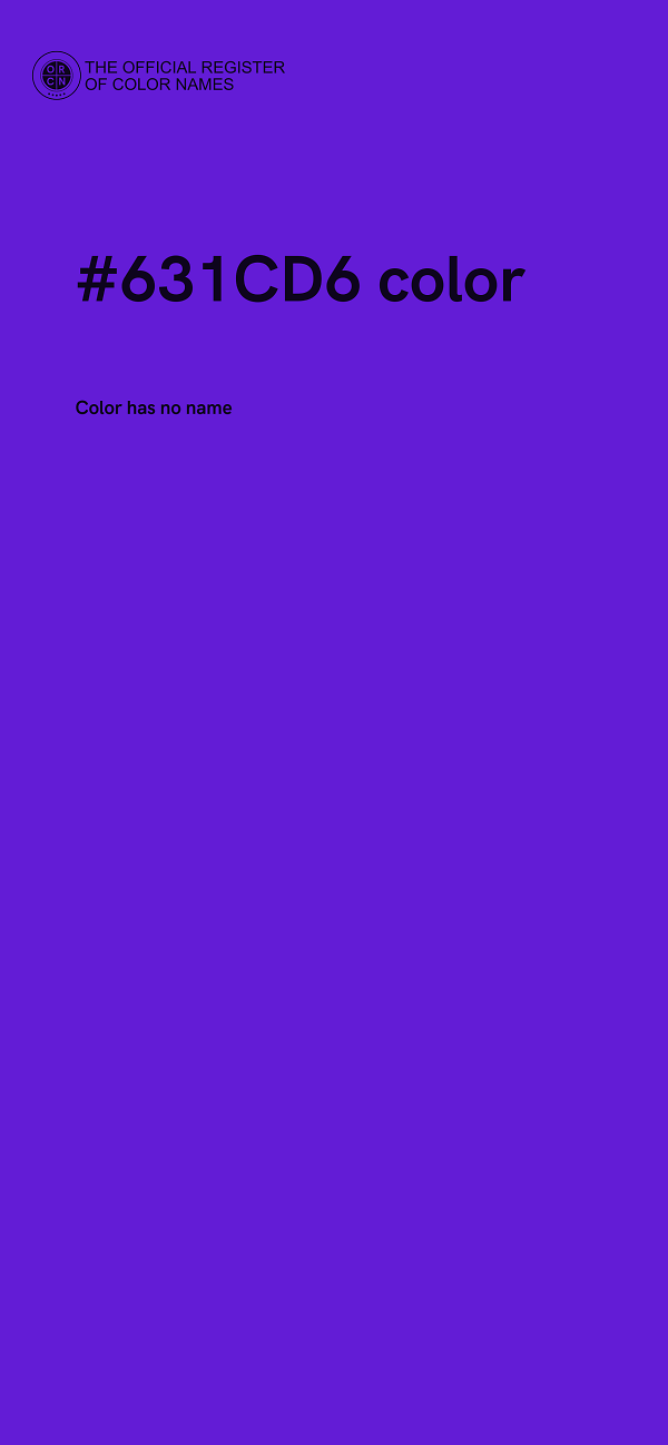 #631CD6 color image