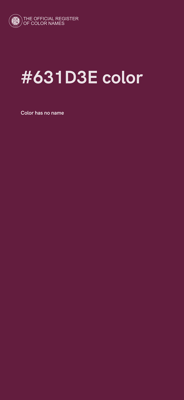 #631D3E color image