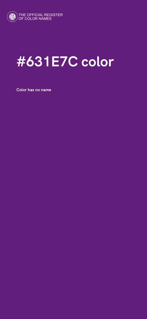 #631E7C color image