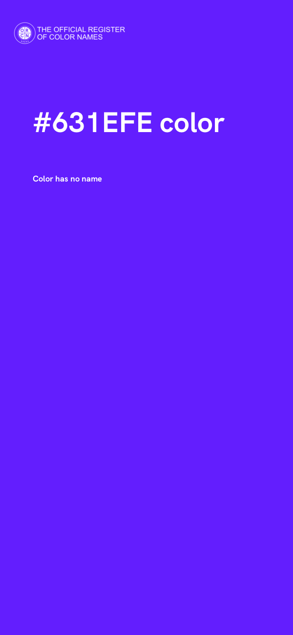 #631EFE color image