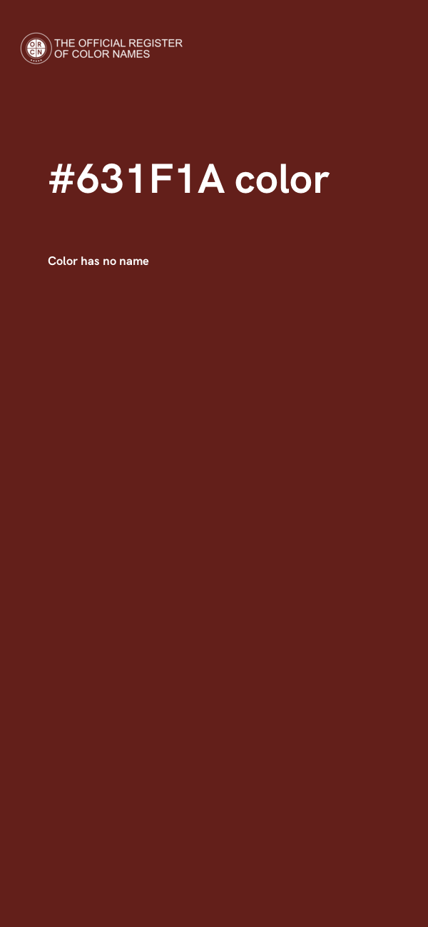 #631F1A color image