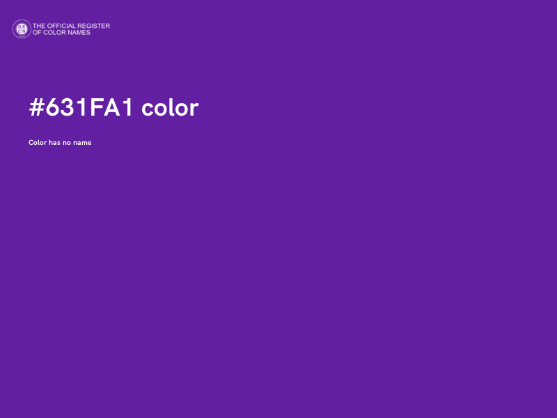 #631FA1 color image