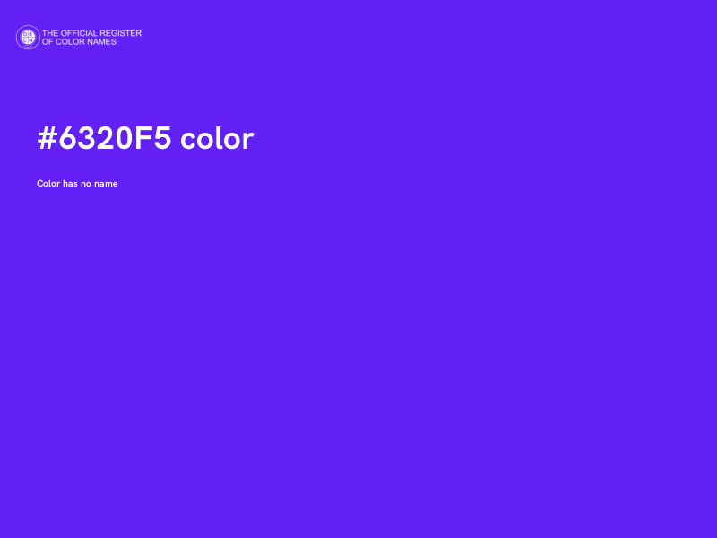 #6320F5 color image