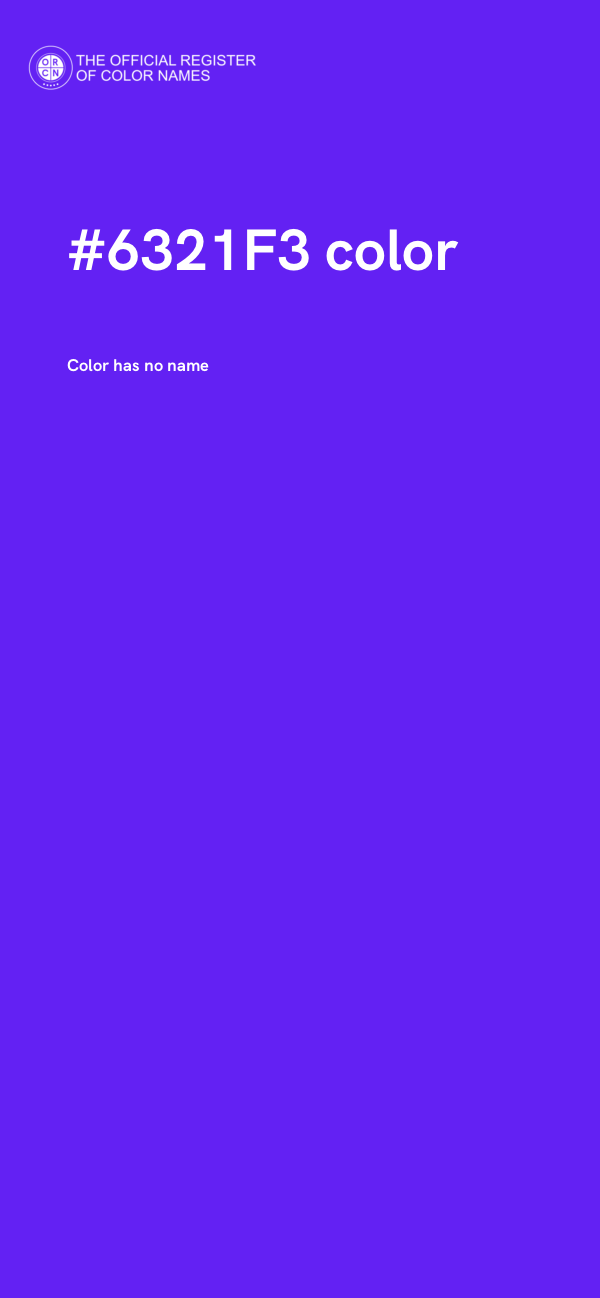 #6321F3 color image