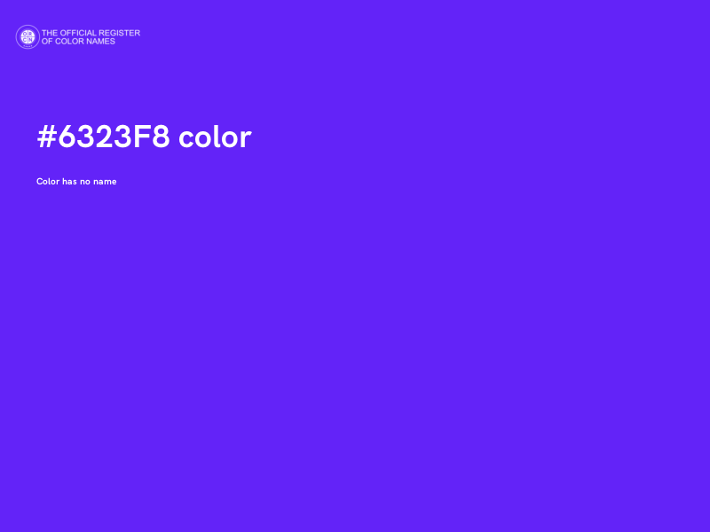 #6323F8 color image