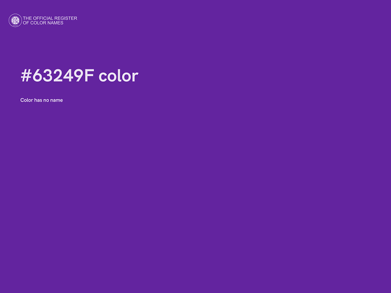 #63249F color image