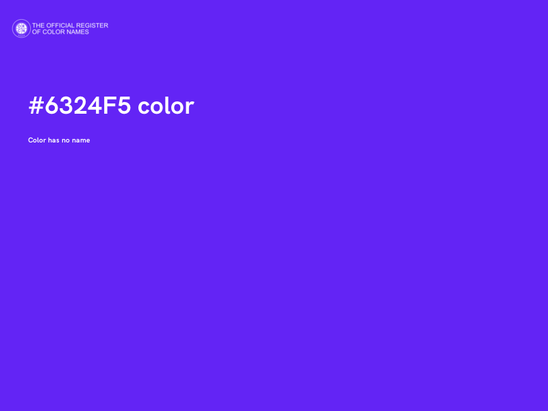 #6324F5 color image