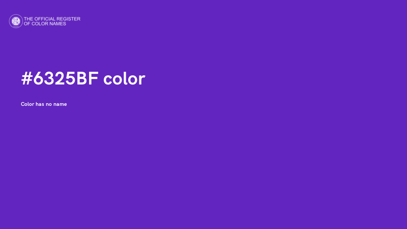 #6325BF color image