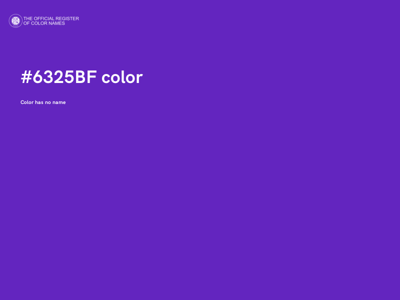 #6325BF color image