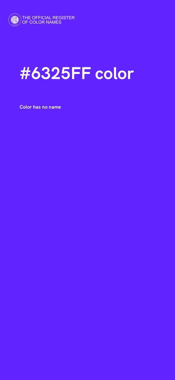 #6325FF color image