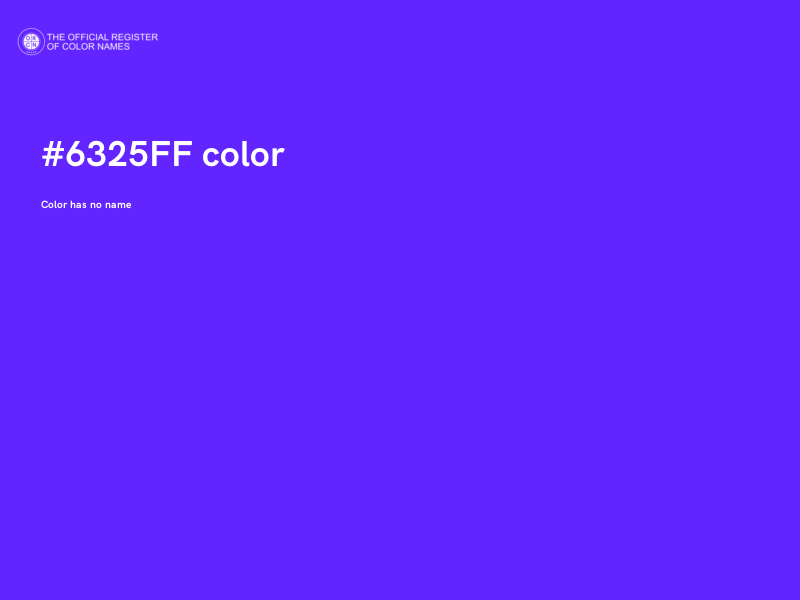 #6325FF color image