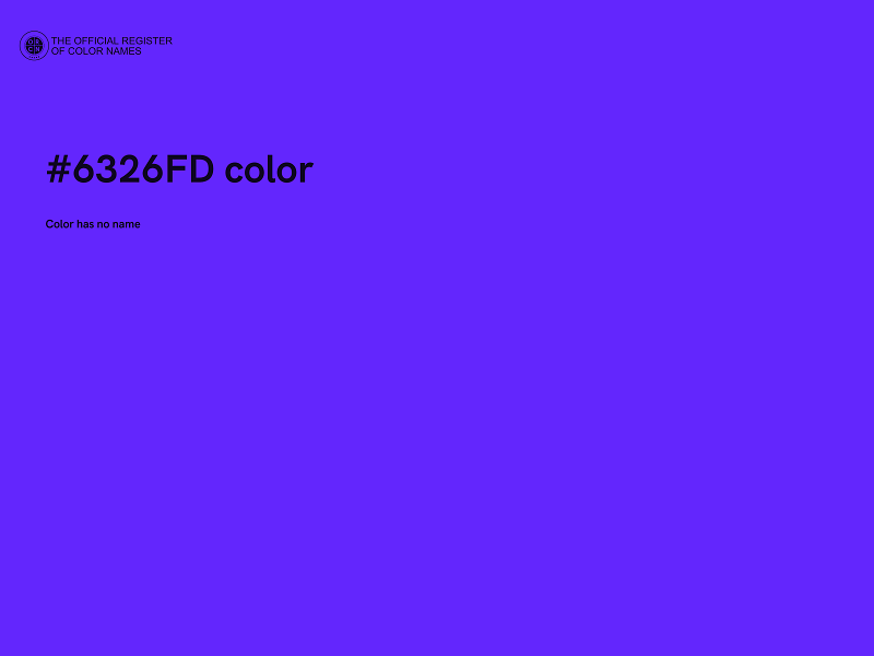 #6326FD color image