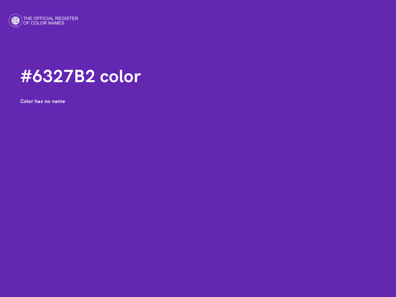 #6327B2 color image