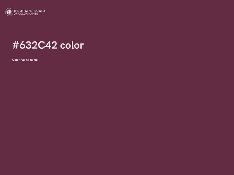 #632C42 color image