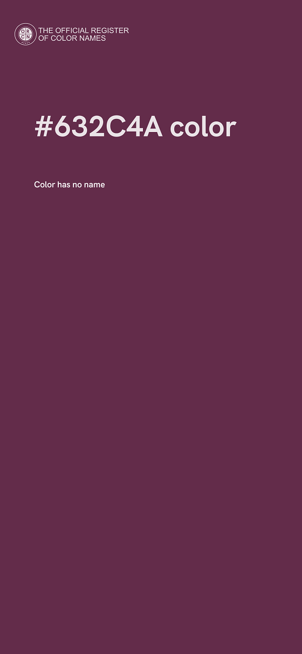 #632C4A color image
