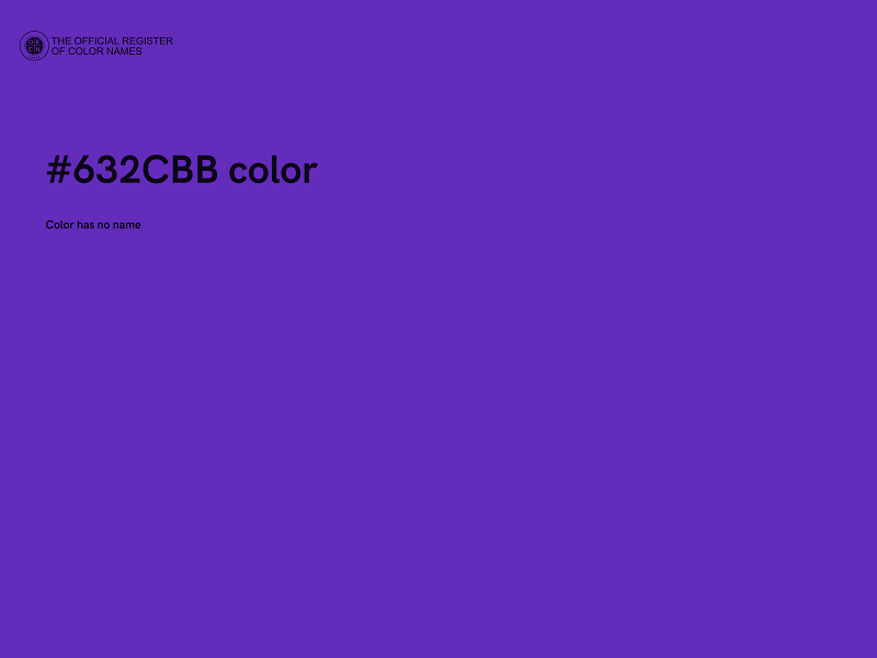 #632CBB color image
