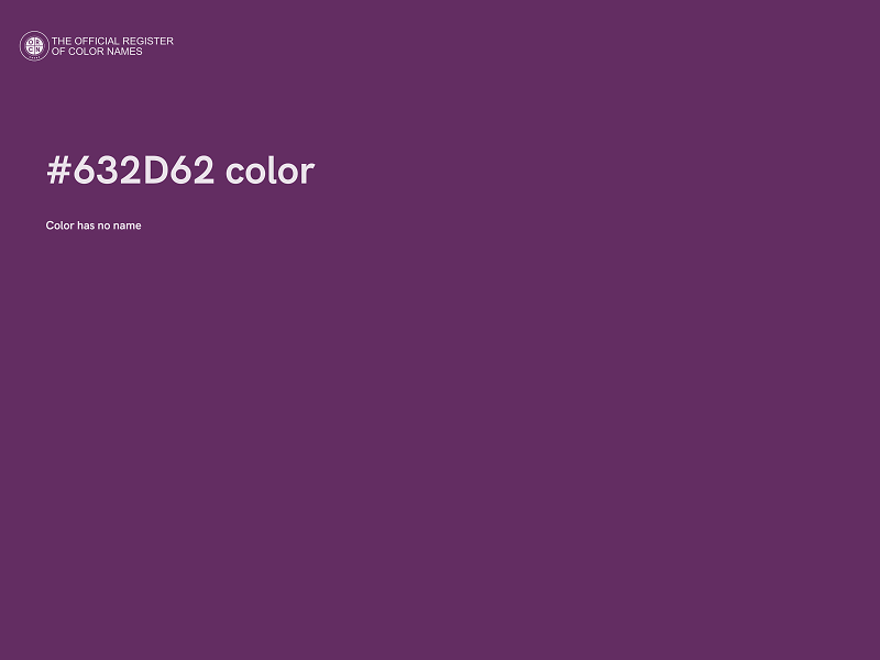 #632D62 color image