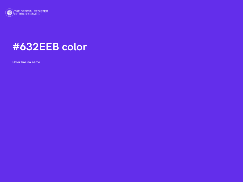 #632EEB color image