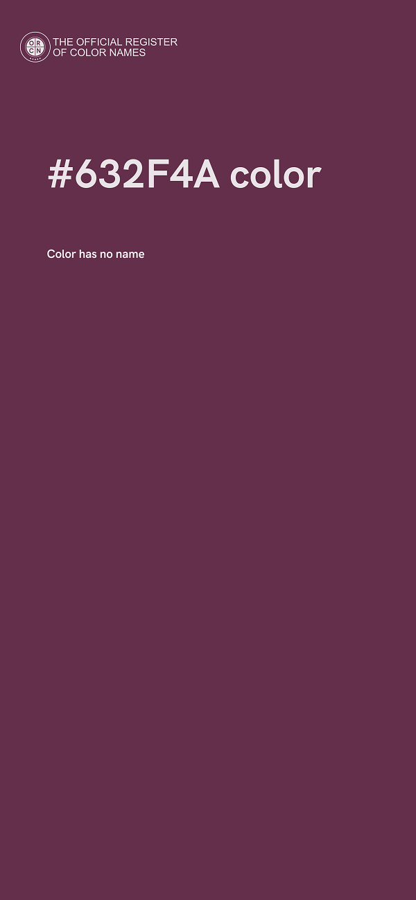 #632F4A color image