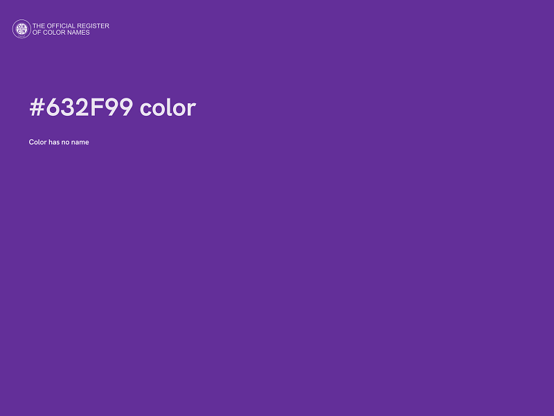 #632F99 color image