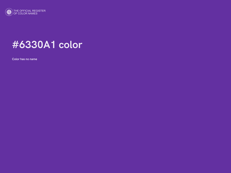 #6330A1 color image